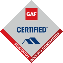 Logo for GAF Certified Residential Roofing Contractor